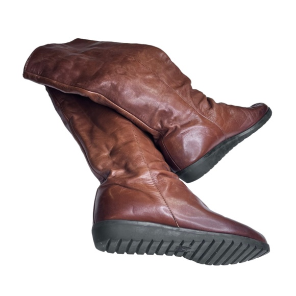 Santana Canada 664 Leather Knee High Waterproof Brown Boots - Picture 2 of 15